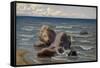 Seascape-Yefim Yefimovich Volkov-Framed Stretched Canvas