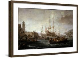 Seascape-Claude Joseph Vernet-Framed Giclee Print