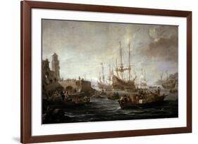 Seascape-Claude Joseph Vernet-Framed Giclee Print