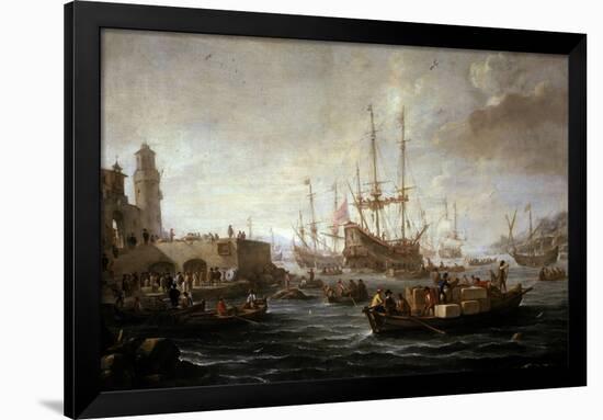 Seascape-Claude Joseph Vernet-Framed Giclee Print