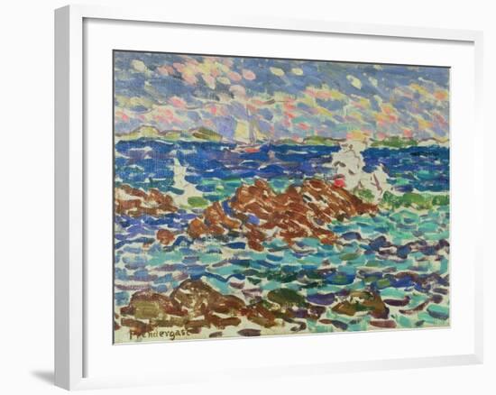 Seascape-Maurice Brazil Prendergast-Framed Giclee Print