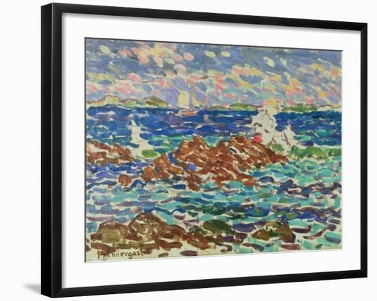 Seascape-Maurice Brazil Prendergast-Framed Giclee Print