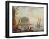 Seascape-Charles Francois Lacroix de Marseille-Framed Giclee Print