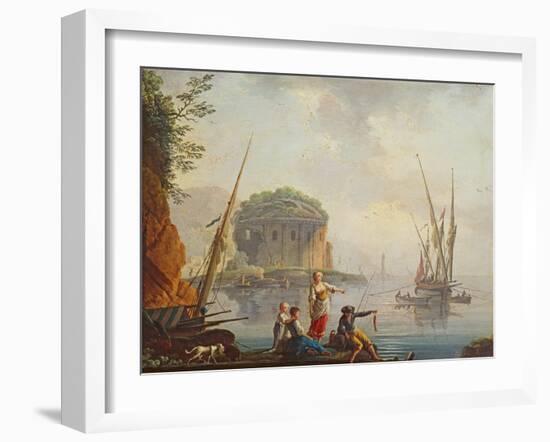 Seascape-Charles Francois Lacroix de Marseille-Framed Giclee Print