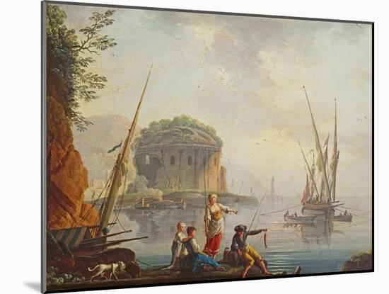 Seascape-Charles Francois Lacroix de Marseille-Mounted Giclee Print