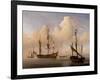 Seascape-Willem Van De Velde The Younger-Framed Giclee Print