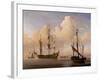 Seascape-Willem Van De Velde The Younger-Framed Giclee Print