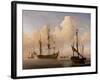 Seascape-Willem Van De Velde The Younger-Framed Giclee Print