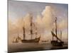 Seascape-Willem Van De Velde The Younger-Mounted Giclee Print