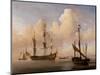 Seascape-Willem Van De Velde The Younger-Mounted Giclee Print