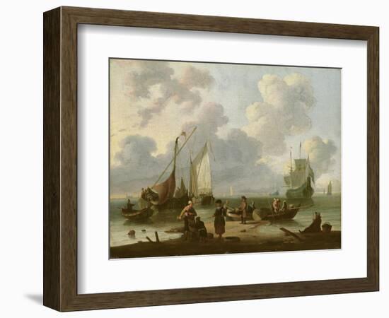 Seascape-Ludolf Backhuysen-Framed Giclee Print