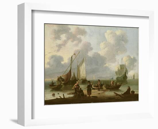 Seascape-Ludolf Backhuysen-Framed Giclee Print