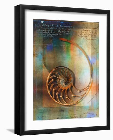 Seashell and Handwriting-Colin Anderson-Framed Photographic Print