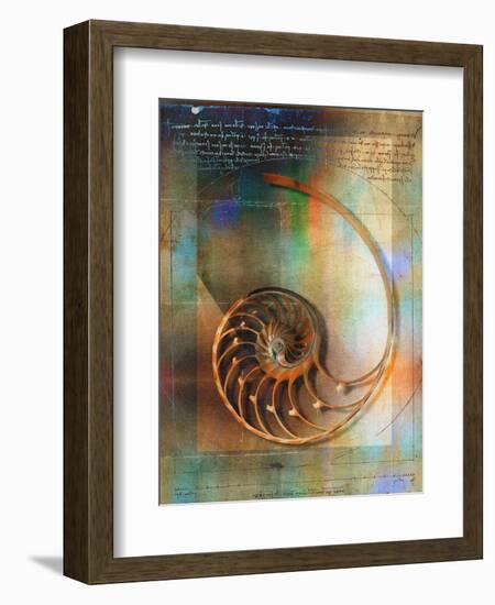 Seashell and Handwriting-Colin Anderson-Framed Photographic Print