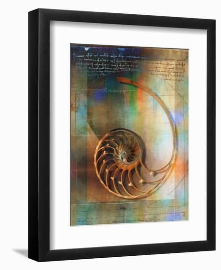 Seashell and Handwriting-Colin Anderson-Framed Photographic Print