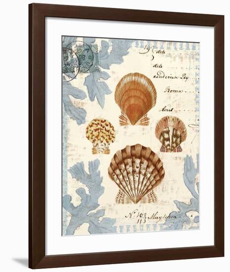 Seashell Collection I-Sabine Berg-Framed Giclee Print
