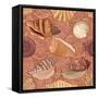 Seashell Pattern-alexcoolok-Framed Stretched Canvas