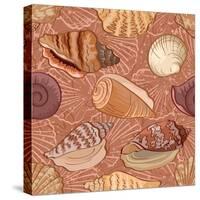 Seashell Pattern-alexcoolok-Stretched Canvas