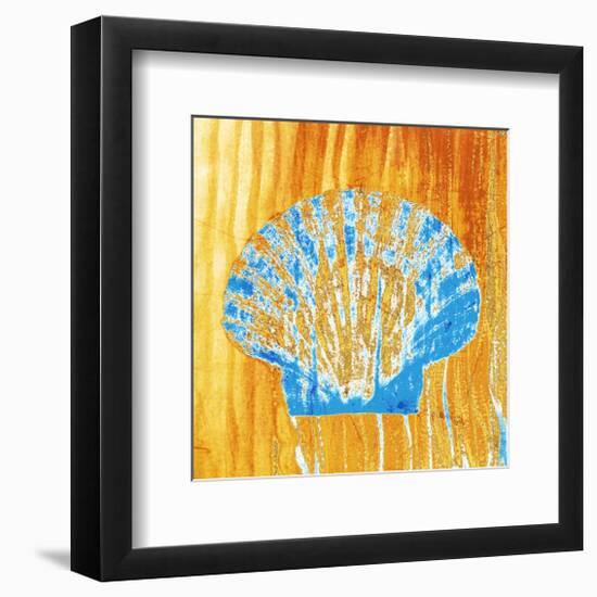 Seashell Surface-null-Framed Art Print