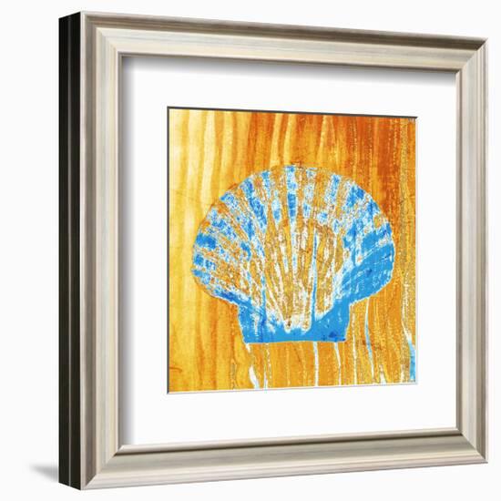 Seashell Surface-null-Framed Art Print