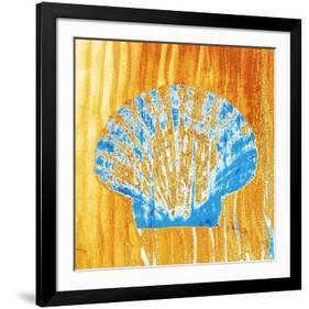 Seashell Surface-null-Framed Art Print