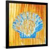 Seashell Surface-null-Framed Art Print