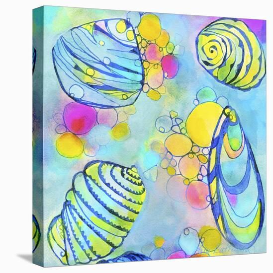 Seashell Total Plate Project-Lisa Katharina-Stretched Canvas