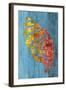 Seashell-Design Turnpike-Framed Giclee Print