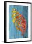 Seashell-Design Turnpike-Framed Giclee Print