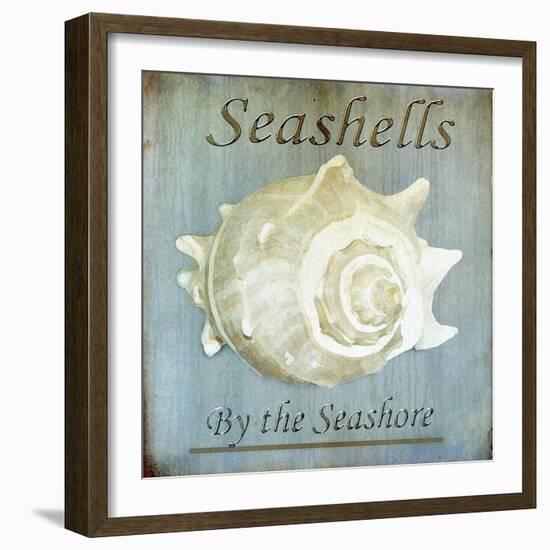 Seashells by the Seashore I-Karen Williams-Framed Giclee Print