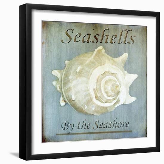 Seashells by the Seashore I-Karen Williams-Framed Giclee Print