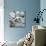 Seashells in Blue I-null-Mounted Art Print displayed on a wall