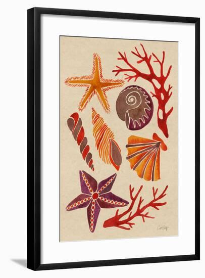 Seashells-Cat Coquillette-Framed Giclee Print