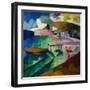 Seashore, 1912-Aristarkh Vasilyevich Lentulov-Framed Giclee Print