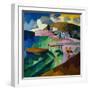 Seashore, 1912-Aristarkh Vasilyevich Lentulov-Framed Giclee Print