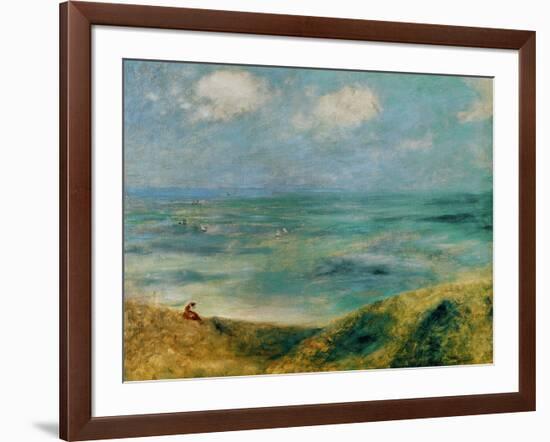 Seashore at Guernsey, 1883-Pierre-Auguste Renoir-Framed Giclee Print