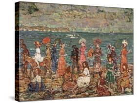 Seashore, C.1913-Maurice Brazil Prendergast-Stretched Canvas