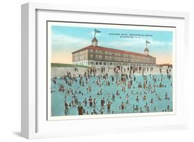 Seashore Hotel, Wrightsville Beach, Wilmington, North Carolina-null-Framed Art Print