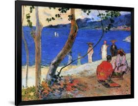 Seashore, Martinique Island, 1887-Paul Gauguin-Framed Giclee Print