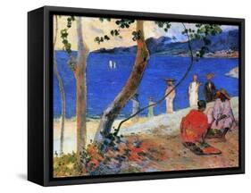 Seashore, Martinique Island, 1887-Paul Gauguin-Framed Stretched Canvas