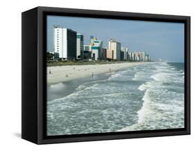 Seashore, Myrtle Beach, South Carolina, USA-Ethel Davies-Framed Stretched Canvas