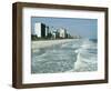 Seashore, Myrtle Beach, South Carolina, USA-Ethel Davies-Framed Photographic Print