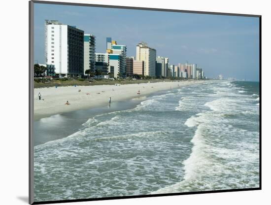 Seashore, Myrtle Beach, South Carolina, USA-Ethel Davies-Mounted Photographic Print