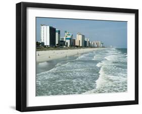 Seashore, Myrtle Beach, South Carolina, USA-Ethel Davies-Framed Photographic Print