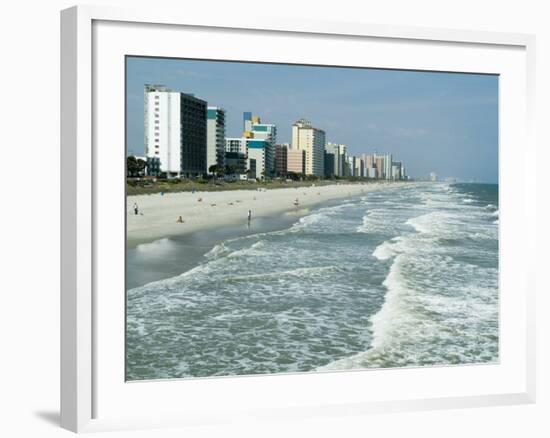 Seashore, Myrtle Beach, South Carolina, USA-Ethel Davies-Framed Photographic Print