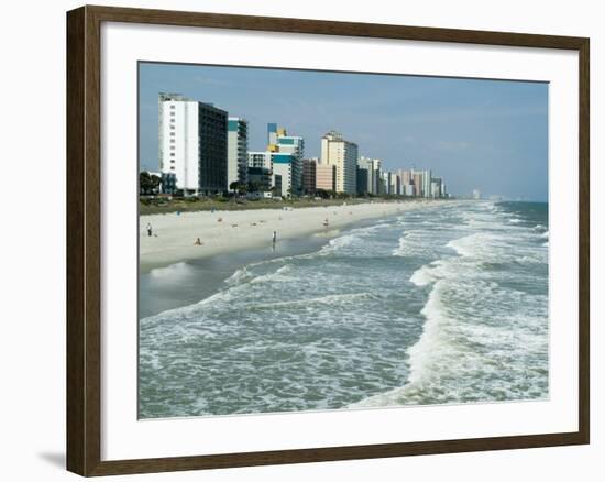 Seashore, Myrtle Beach, South Carolina, USA-Ethel Davies-Framed Photographic Print