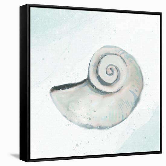 Seashore Shell 1-Kimberly Allen-Framed Stretched Canvas