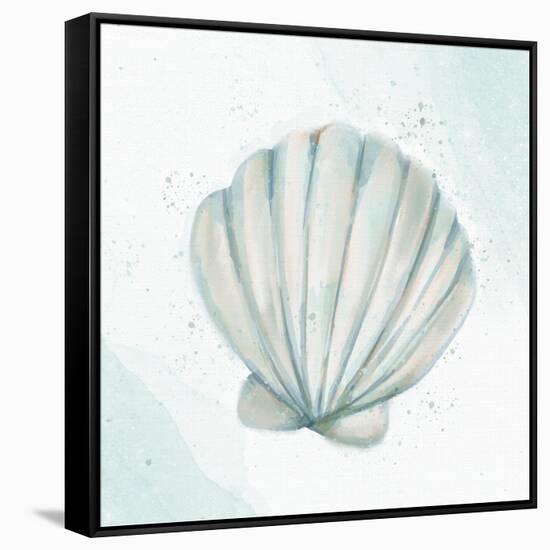 Seashore Shell 2-Kimberly Allen-Framed Stretched Canvas