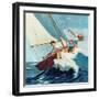 "Seasick Sailor", August 22, 1959-Richard Sargent-Framed Giclee Print