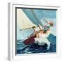 "Seasick Sailor", August 22, 1959-Richard Sargent-Framed Giclee Print